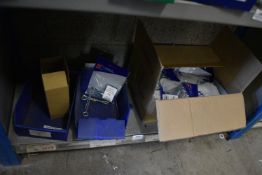 *Contents of Shelf to Include Assorted Zinc Plated Bright Fine Eyes etc.