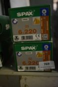 *2x Spax T30 6x220 Timber Screws 50pk