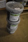 *3x 2.5kg Tub of Bright Round Wire Nails 40x2.65mm