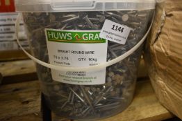 *10kg Tub of Bright Round Wire Nails 75x3.75mm