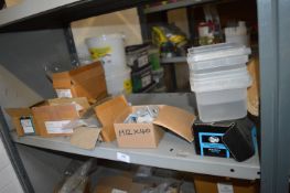 *Contents of Shelf to Include Assorted Square Plates