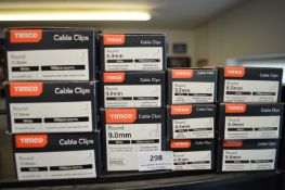 *Assorted Packs of 100pc Cable Clips