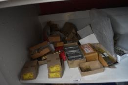 *Contents of Shelf to Include Assorted Hinges, and Joining Brackets