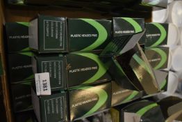 *45x 250pk of Oak Plastic Headed Nails 2x30mm