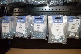 *Assorted M12 Dome Nuts, Flange Nuts, Washers, etc. (40+ packs)