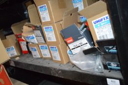 *Contents of Shelf to Include Assorted Hex Coach Screws, etc.