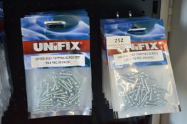 *Various Packs of Unifix Self Tapping Screws