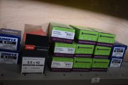 *Contents of Shelf to Include Assorted Decking and Drywall Screws