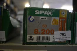 *1x Spax T40 8x200 Wood Screws 50pk