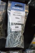 *5x Bag of Galvanised Staples 50mm