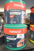 *Timco Sandpaper Roll 115mm x 10m Fine P120 and Course P60