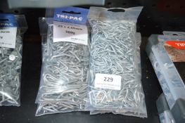 *Assorted Packs of Galvanised Staples