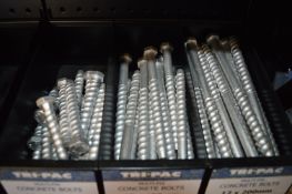 *Assorted Concrete Bolts 12mm x 100-200mm (tubs not included)