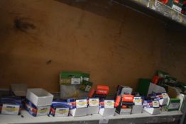 *Contents of Shelf to Include Assorted Brass Wood Head Screws, and Timber Screws