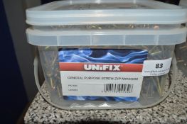 *Tub of 1600 Unifix General Purpose Screws M4 x50mm