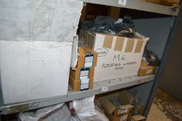 *Contents of Shelf to Include Assorted Square Plates M12, Washer Caps, etc.