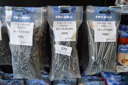 *Angular Ring Bright Nails 50mm, 65mm, and 75mm