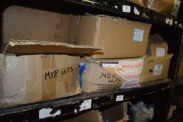 *Contents of Shelf to Include Assorted Hex Nuts and Washers