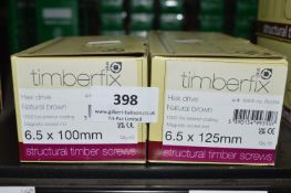 *Timber Fix 6.5x 100mm and 125mm Hex Drive Timber Screws 50pks