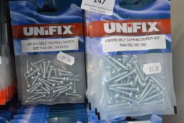 *Various Unifix Self Tapping Screws