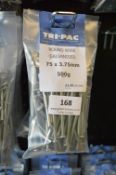 *5x Bag of Round Wire Galvanised Nails 75mm