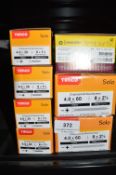 *4x Timco Solo 4x30 Chipboard & Wood Screws 200pk 2x Timco Solo 4x60 Chipboard & Wood Screws 200pk