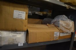 *Contents of Shelf to Include Assorted Cut Floor Brads and Sheradised Angular Ring Nails