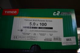 *1x Timco 5x100 Multipurpose Screws 1000pk