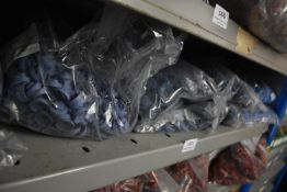 *Contents of Shelf to Include Assorted Blue Plastic Hex Caps