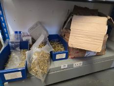 *Contents of Shelf to Include Assorted Hafele Square Hooks and Connecting Bolts