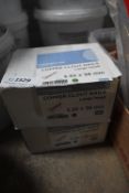 *2x 1kg Box of Copper Clout Nails 3.35x38mm