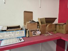 *Quantity of Assorted Brass Effect Dome Nuts