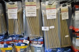 *~15x Assorted Packs of Structural Timber Screws 6.5mm x 125-250mm