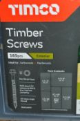 *Timco Timber Screws 165pc