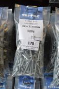 *5x Bag of Clout ELH Galvanised Nails 40mm