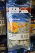 *6x Packs of Concrete Screws 7.5x80mm