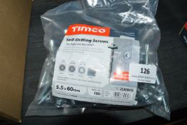 *Timco Self Drilling Screws 100pk 5.5x60