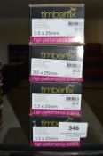 *4x Timber Fix 3.5x25mm CSK Screws 200pk