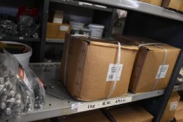 *Contents of Shelf to Include Assorted Self Drilling Screws, and Bright Angular Ring Shank Nails