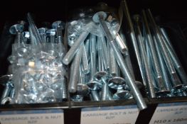 *Assorted Carriage Bolts M10 x 130-180mm (tubs not included)