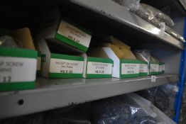 *Contents of Shelf to Include Assorted M5 and Other Socket Cap Screws