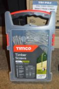 *Timco Timber Screws 165pc