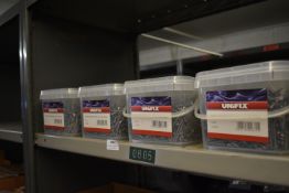 *Contents of Shelf to Include 4x 2.5kg Tubs of Angular Ring Shank Nails 40x2.65mm