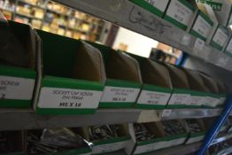 *Contents of Shelf to Include Assorted M6 Socket Cap Screws