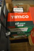 *3x 1000pk of Timco Premium Multipurpose Screws 5x100mm