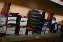 *Contents of Shelf to Include Assorted Plasterboard Screws etc.