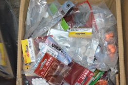 *Box of Assorted Screws, Covers, Pins, etc.