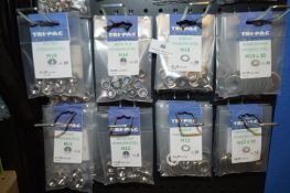 *Assorted M10 and M12 Nuts and Washers (~30 packs)
