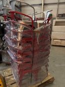 *32 x Torrex Chairs 28 Red and 4 Silver