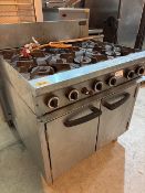 *Cobra 6 Burner Cooker Propane on Wheels Spare or Repair